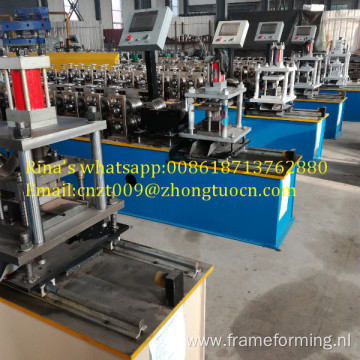 Galvanized Steel roller shutter door machine with punching holes device